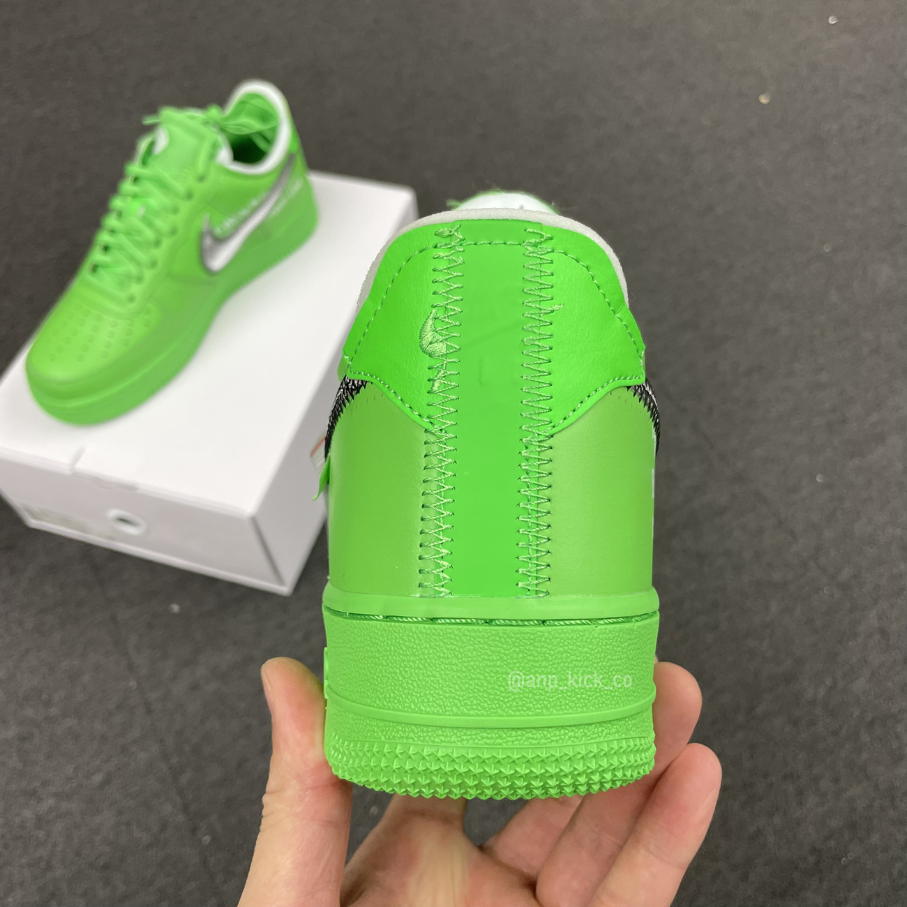 Off White Nike Air Force 1 Low Light Green (3) - newkick.org
